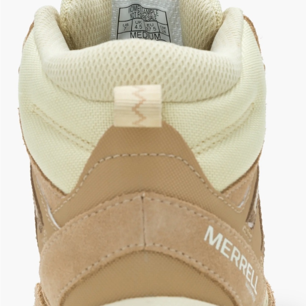 Merrell Women's Tan and Cream Hiking Shoes - Picture 3 of 11